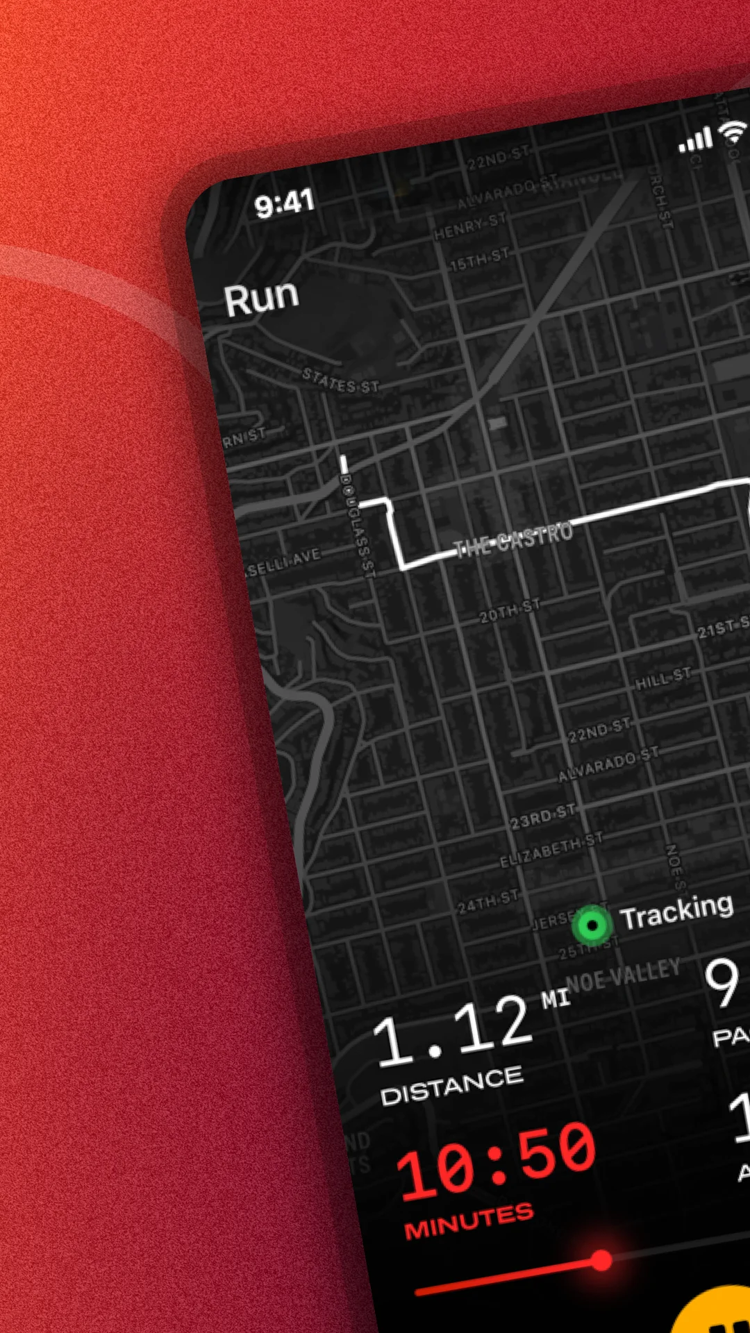 Any Distance Running Tracker App Store screenshot 2 of 3 — Health & Fitness app by Any Distance Inc.
