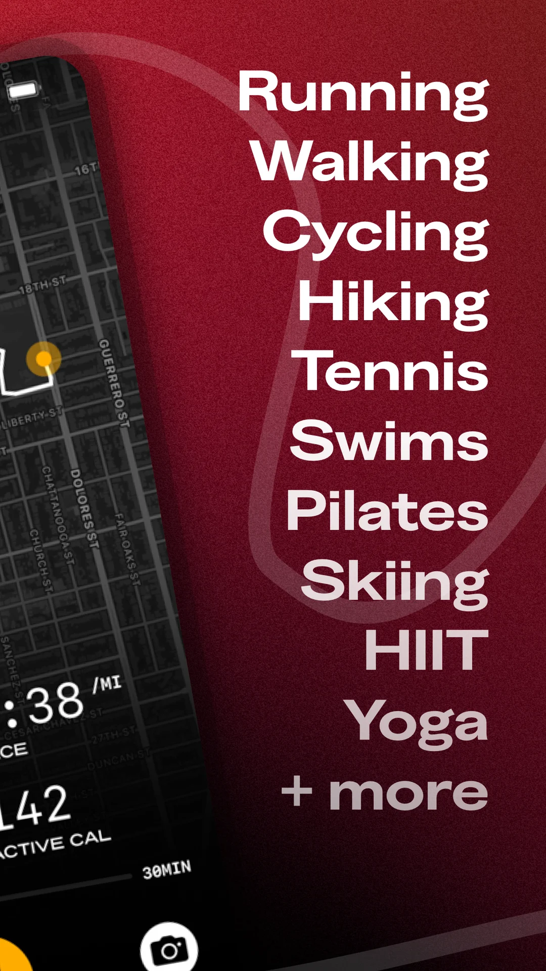 Any Distance Running Tracker App Store screenshot 3 of 3 — Health & Fitness app by Any Distance Inc.