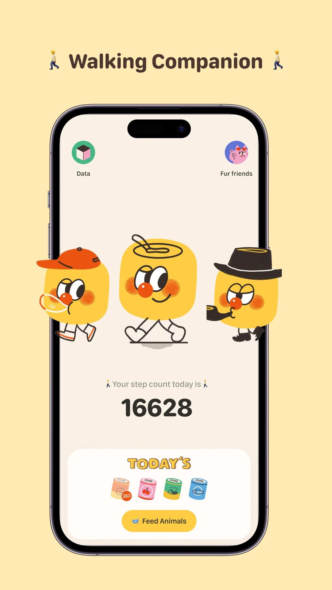 CanGoGo - Cute Walking Game App Store screenshot 3 of 3 — Health & Fitness app by Zaozao Island Technology CO., Ltd