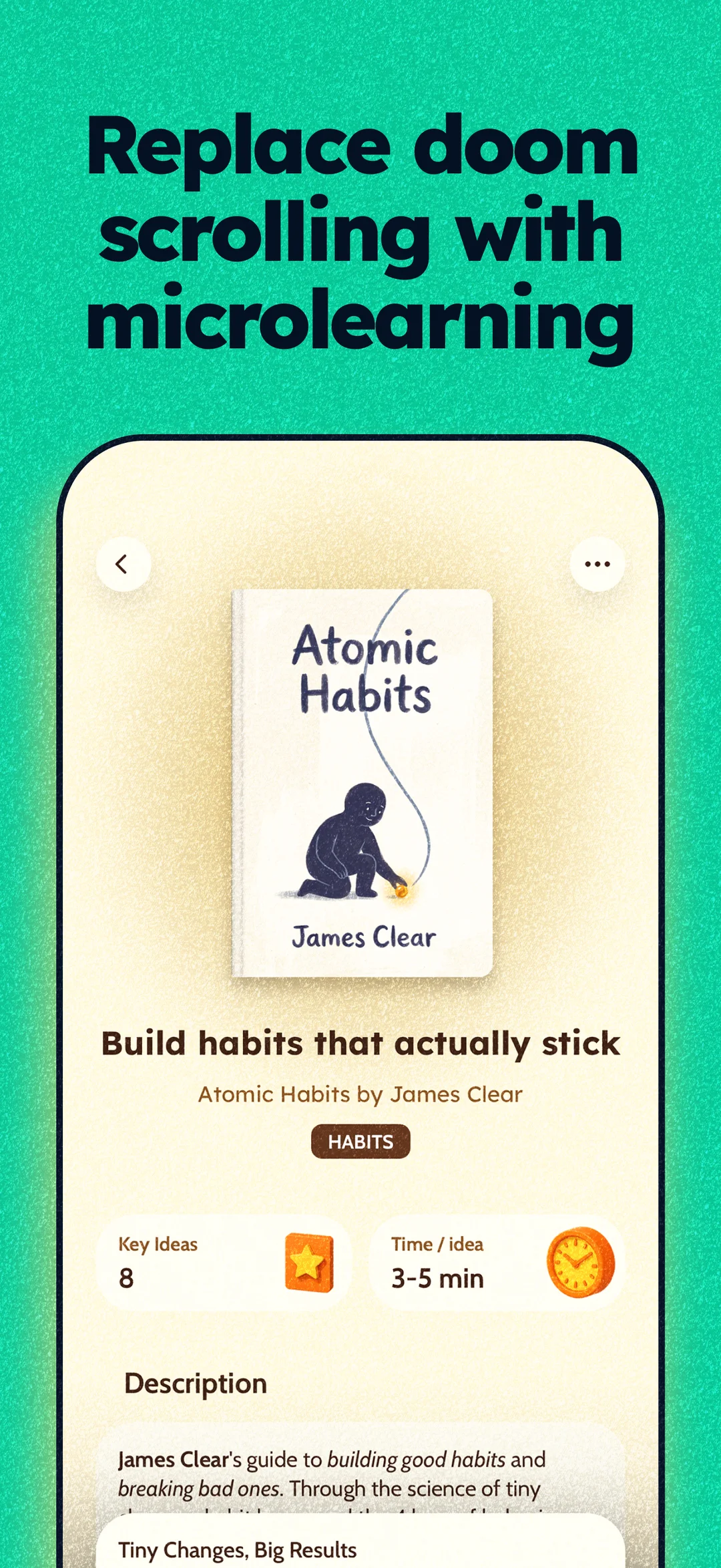 Deepstash: Smarter Every Day! App Store screenshot 2 of 3 — Education app by Brainstash, Inc