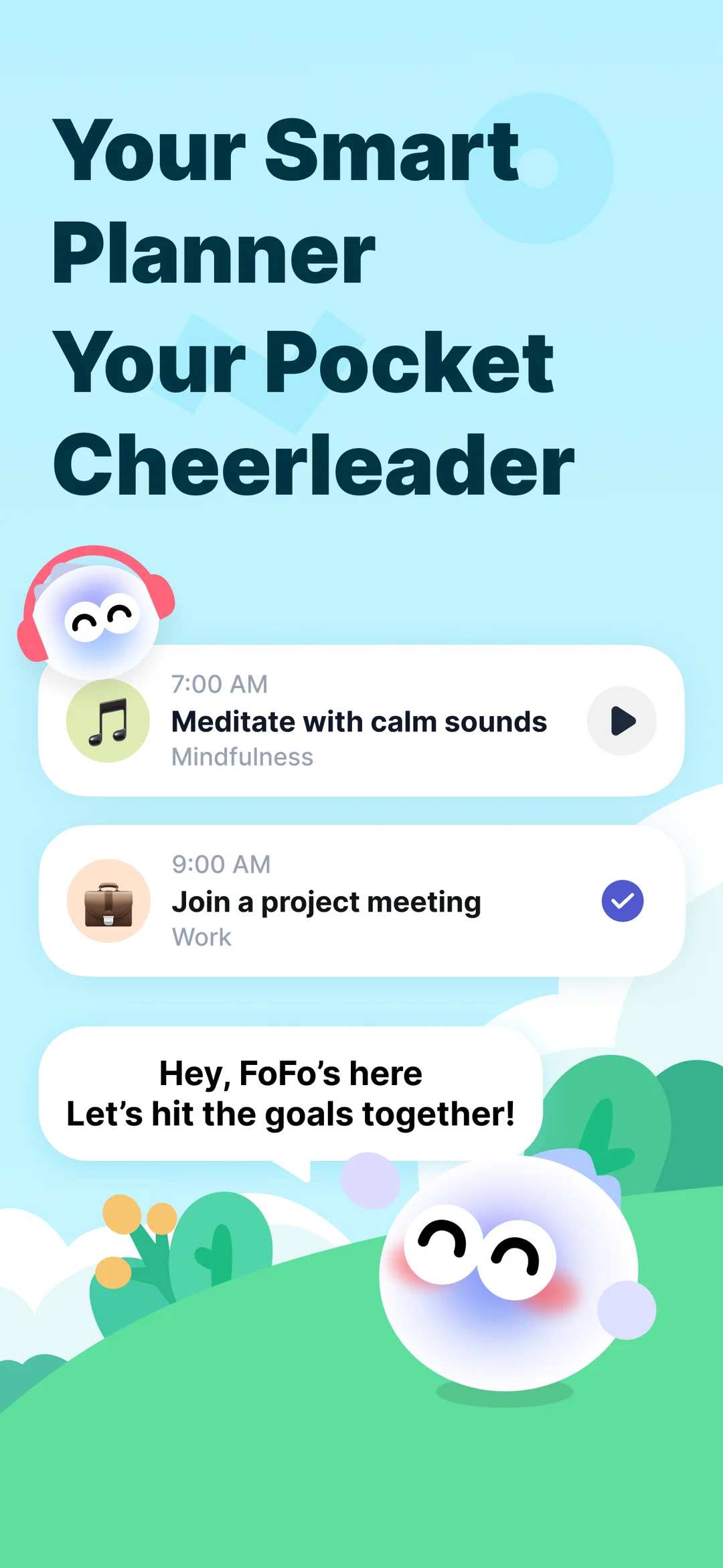 Flowie: Your Daily AI Buddy App Store screenshot 1 of 3 — Health & Fitness app by EVOTECH SGP PTE.LTD.