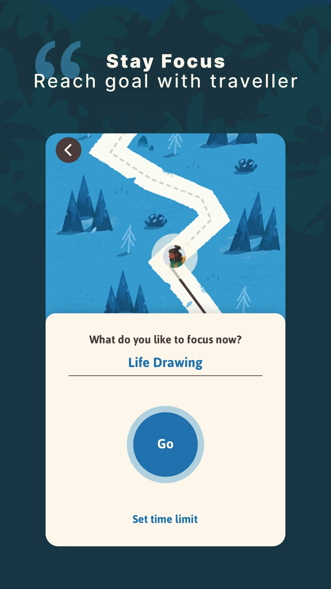 Focus Traveller - Flow Timer App Store screenshot 3 of 3 — Productivity app by WEI JEN CHEN