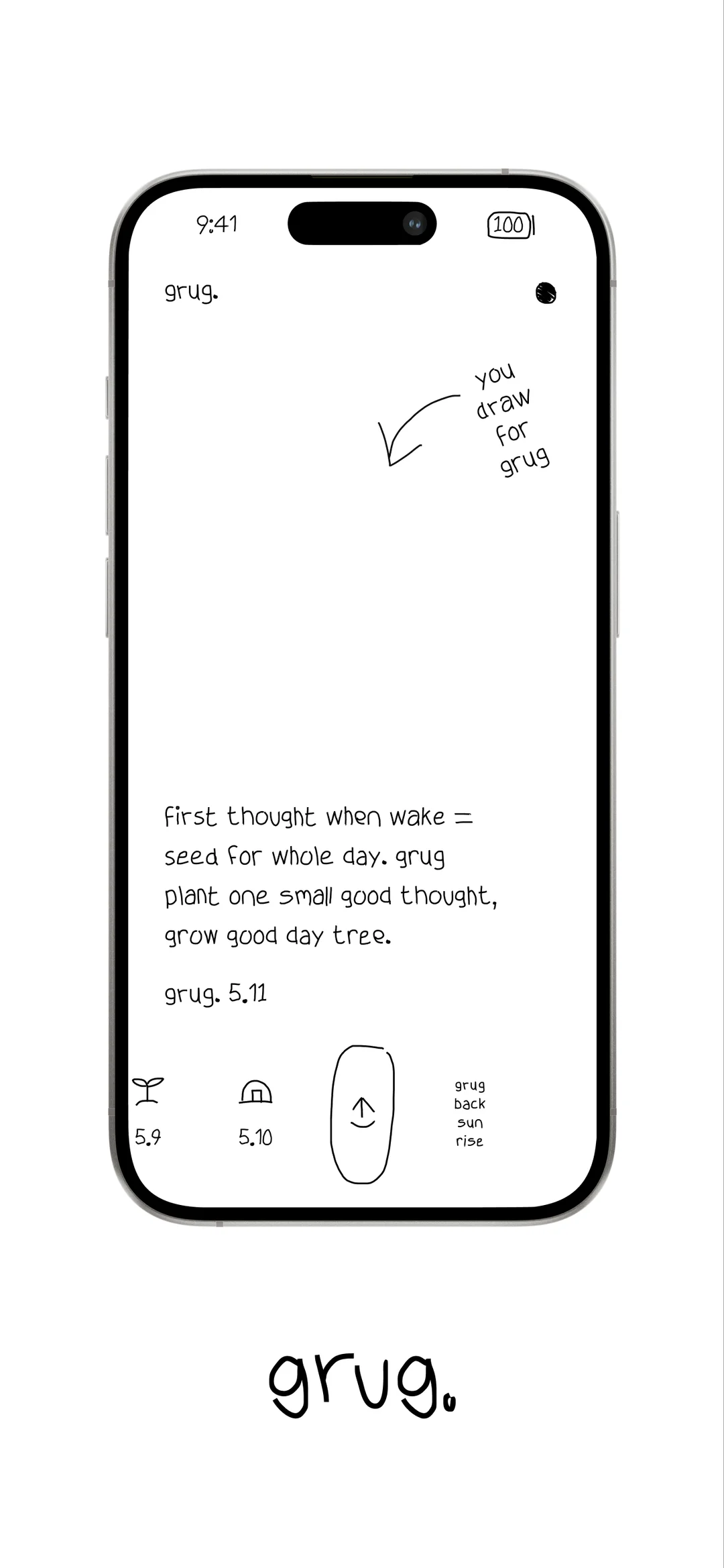 grug App Store screenshot 2 of 3 — Lifestyle app by Ocho