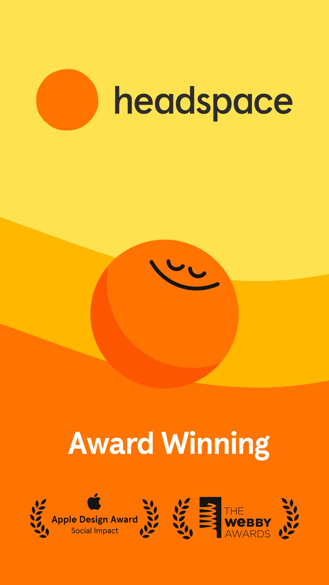 Headspace: Sleep & Meditation App Store screenshot 1 of 3 — Health & Fitness app by Headspace Inc.