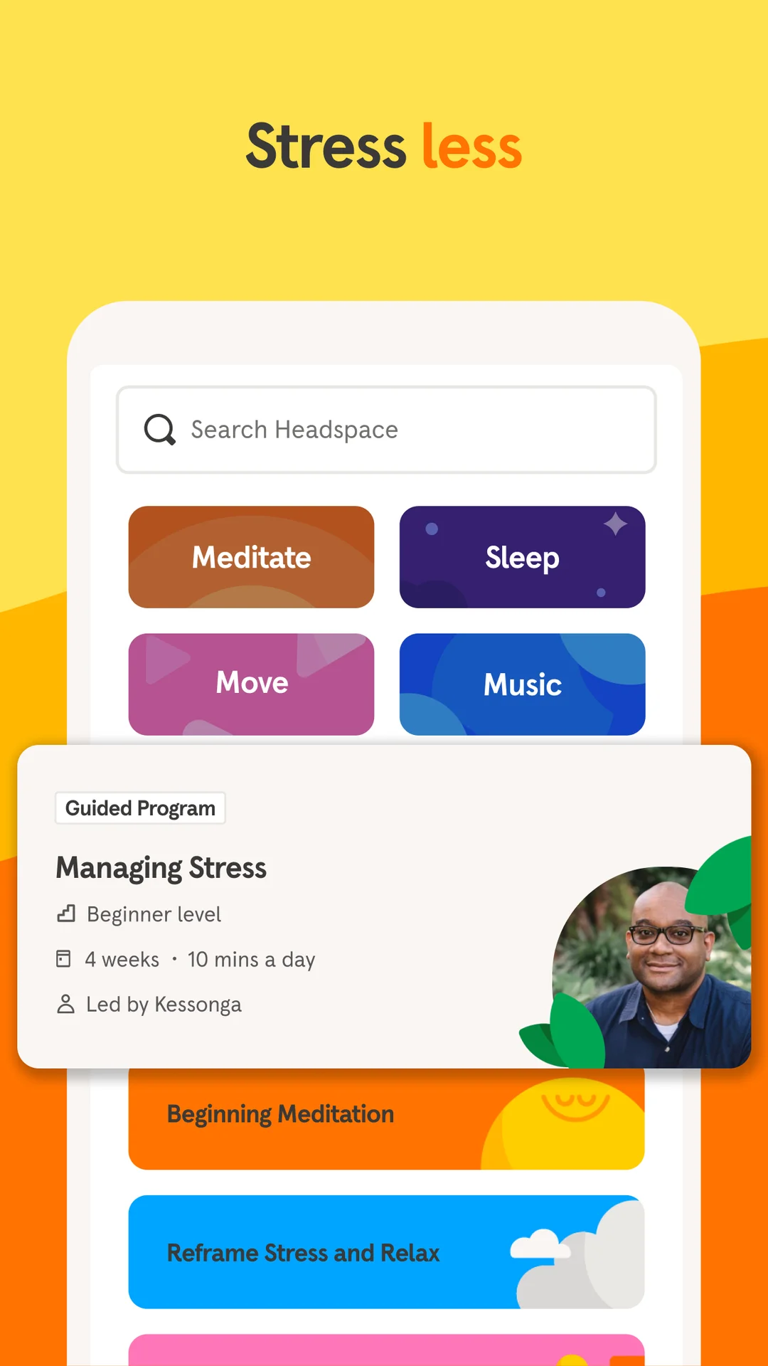 Headspace: Sleep & Meditation App Store screenshot 2 of 3 — Health & Fitness app by Headspace Inc.