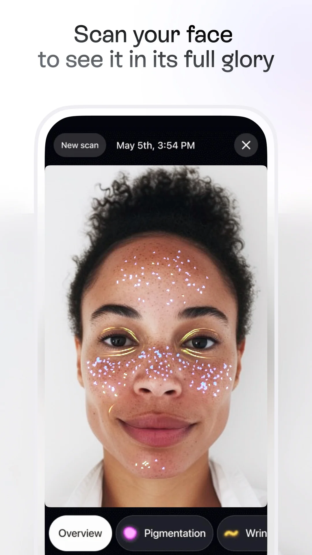 Lovi - AI Skin Care Scanner App Store screenshot 3 of 3 — Health & Fitness app by Digital Skincare Inc