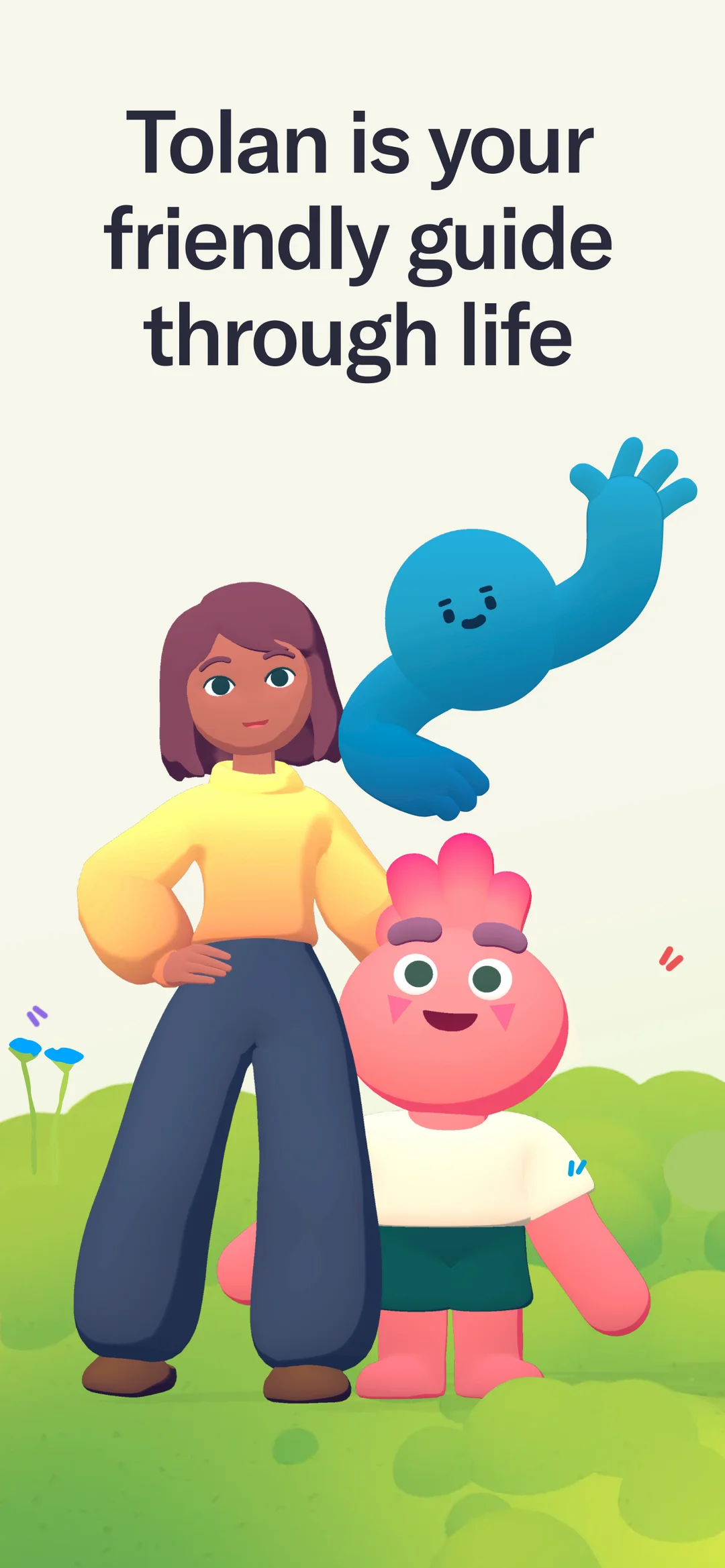 Tolan: Your Friendly Guide App Store screenshot 1 of 3 — Health & Fitness app by Portola