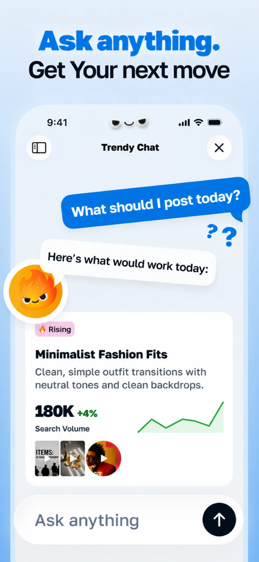 Trendy: Profile Report & Boost App Store screenshot 2 of 3 — Social Networking app by SocialVibe